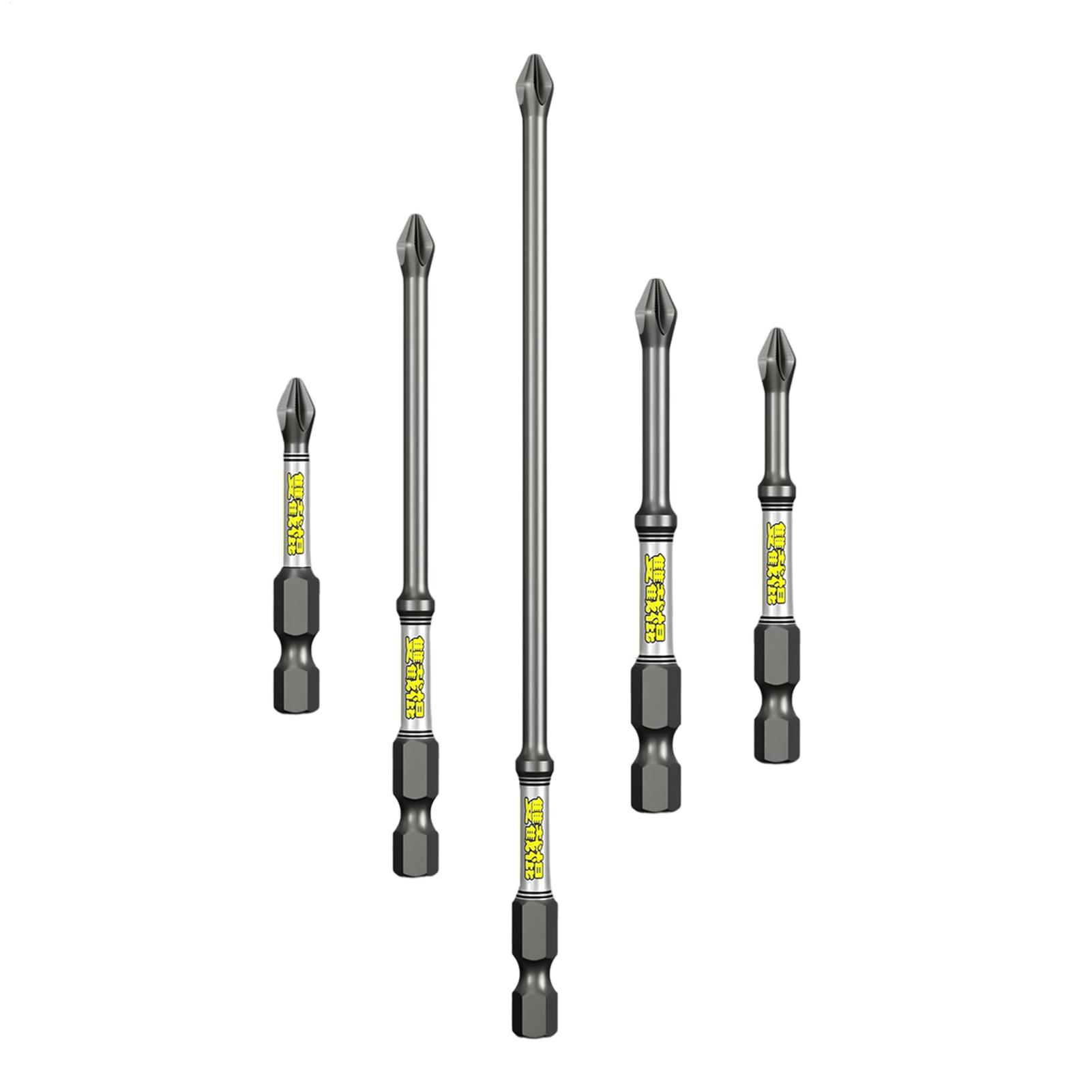 Workshop With Tools - Drill Screwdriver Bit Set 5-Piece Heavy