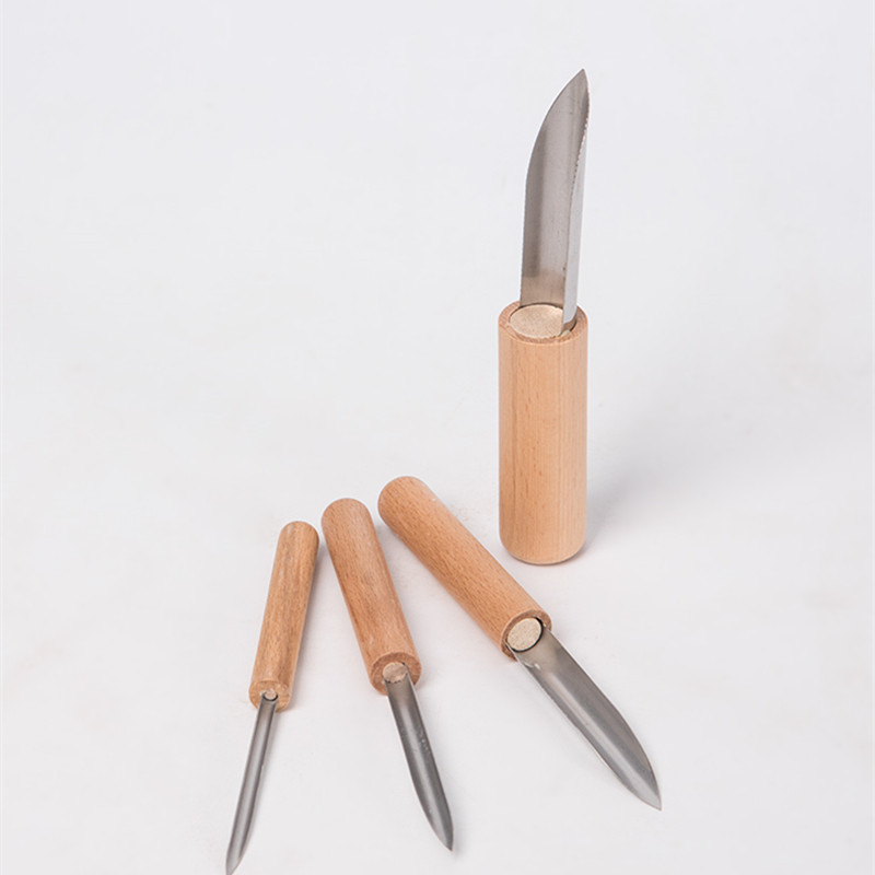 Pottery Tool Puncher 4 Pieces/ - Chisel Set Wood recension och pris