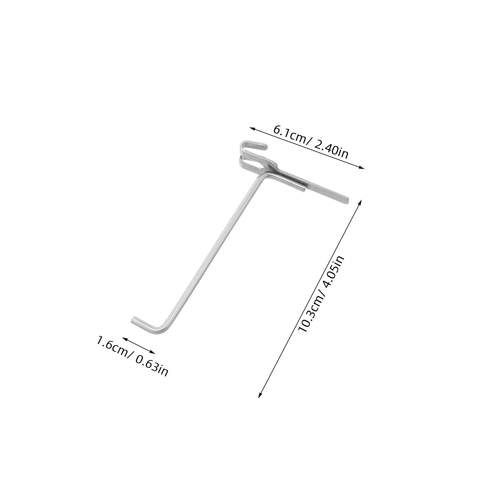 6Pcs Pegboard Hooks Stainless  - Workshop Tools Hanger recension och pris