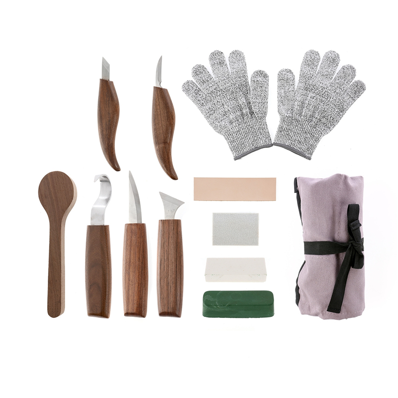 12PCS Walnut Chrome Vanadium S - Chisel Set Wood recension och pris
