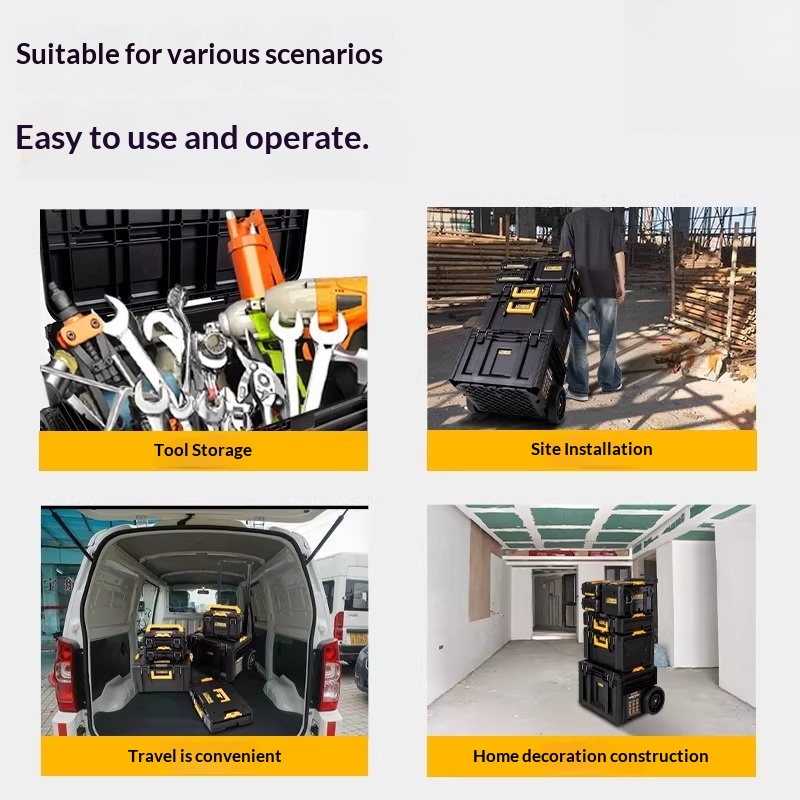 Tool Case Stackable Heavy Duty - Workshop Garage Tools Manufacturer recension och pris