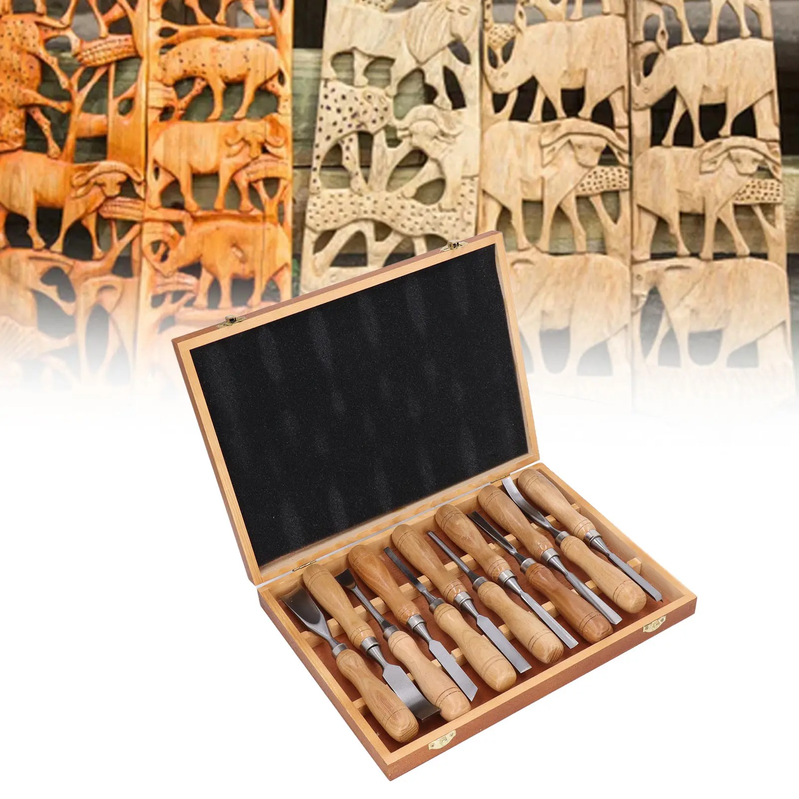 12Pcs/Set Wood Carving Tools,C - Chisel Set Wood recension och pris
