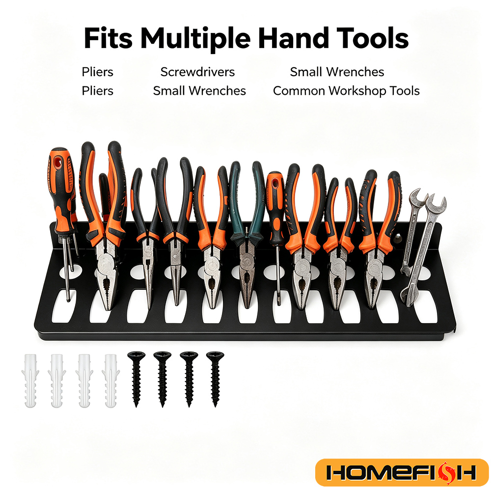 Wall Mount Tool Organizer Rack - Workshop Tools Hanger recension och pris