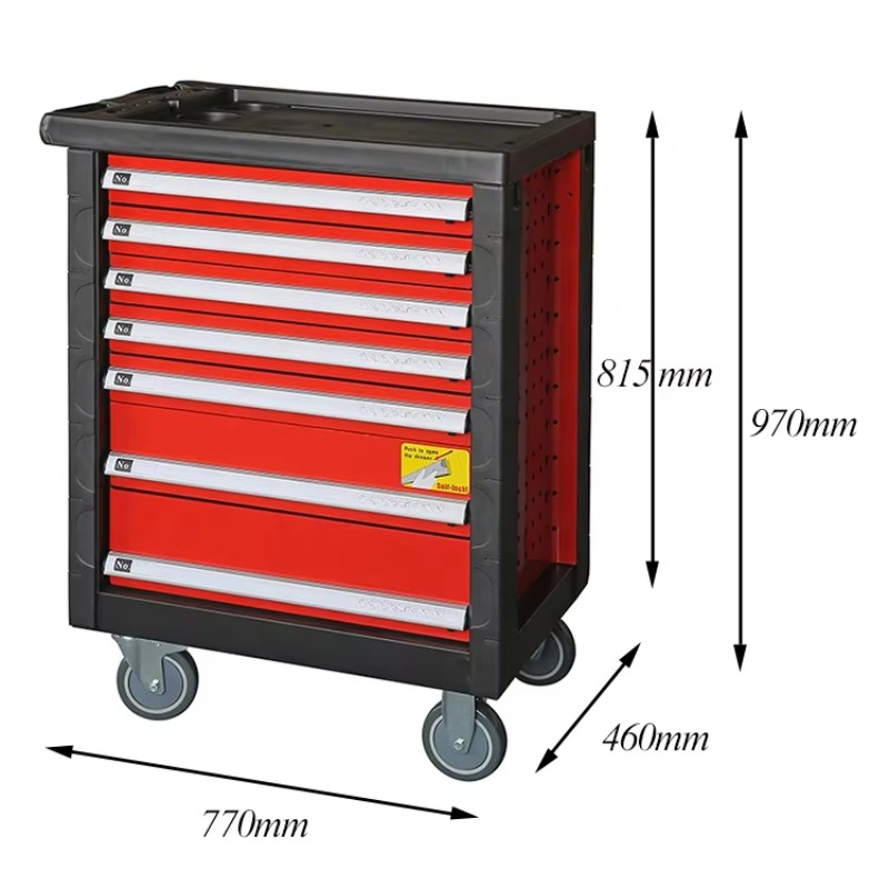 225 Pcs Movable Tool Cabinet 7 - Hand Tools In Workshop recension och pris