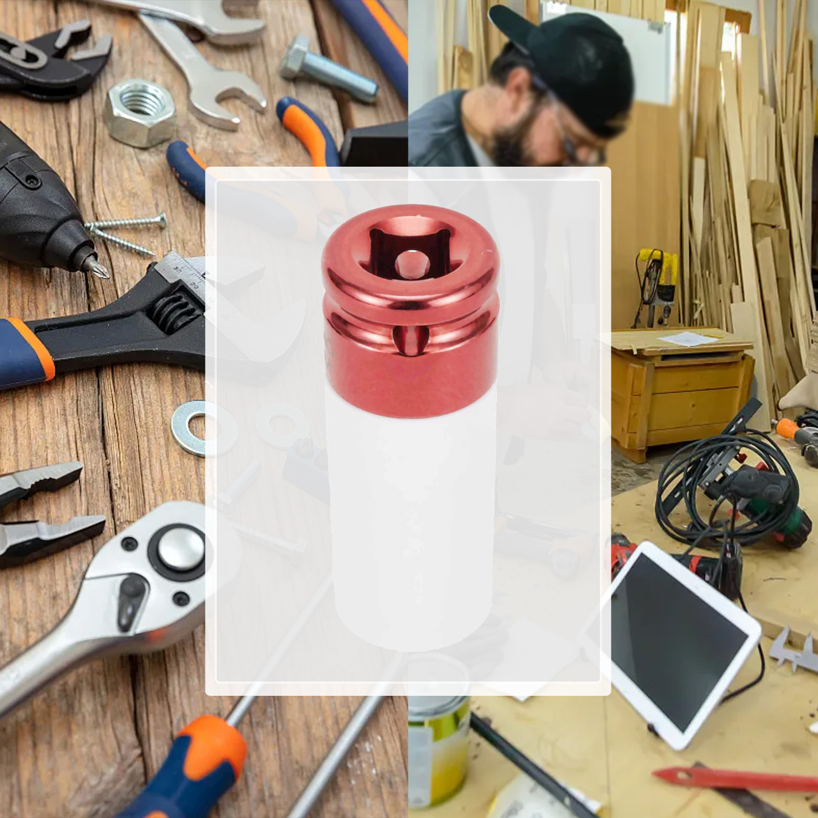 1Pc Metal Socket 17mm 19mm 21m - Hand Tools In Workshop recension och pris