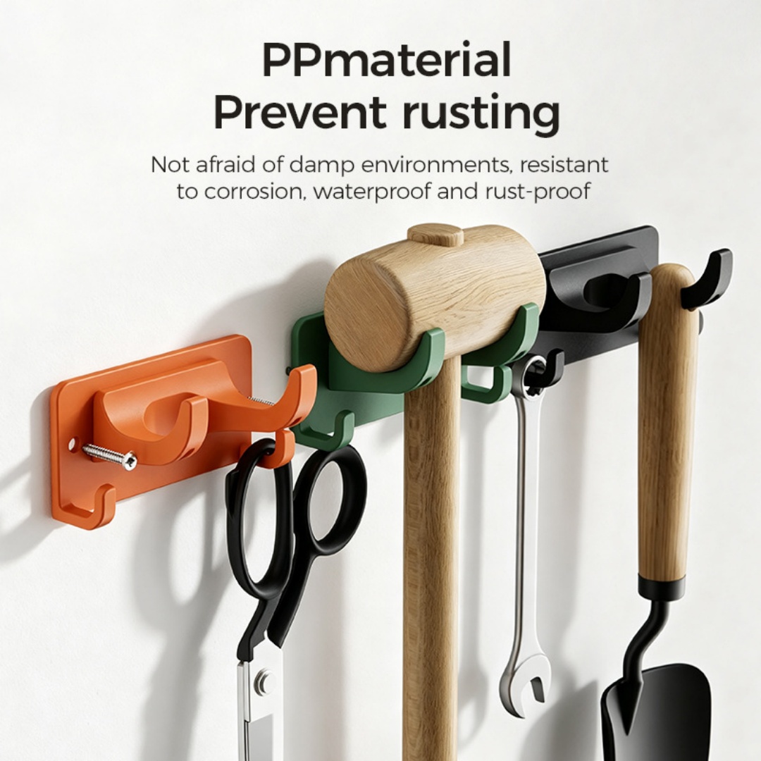 1PC Rustproof PP Wall Mount Mu - Workshop Tools Hanger recension och pris