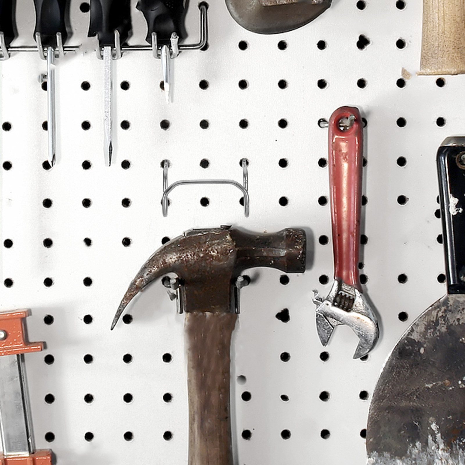 10Pcs Stainless Steel Pegboard - Workshop Tools Hanger recension och pris