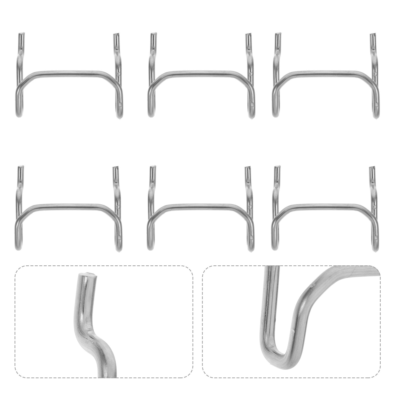10Pcs Stainless Steel Pegboard - Workshop Tools Hanger recension och pris