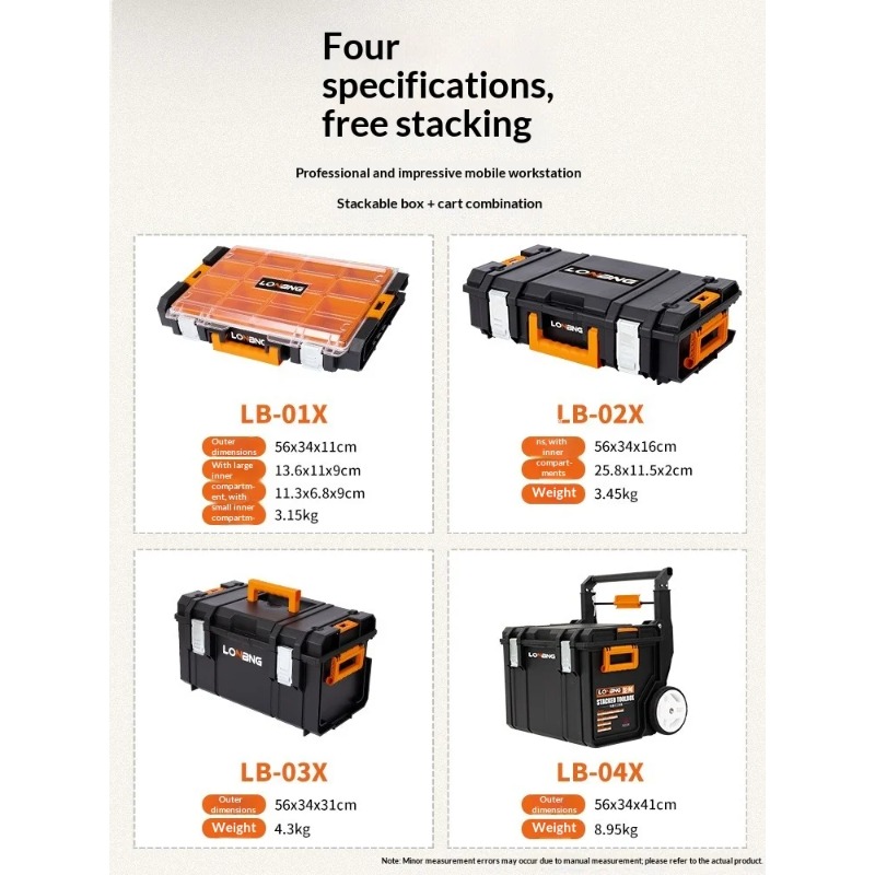 Tool Stackable Case Toolbox He - Workshop Garage Tools Manufacturer recension och pris