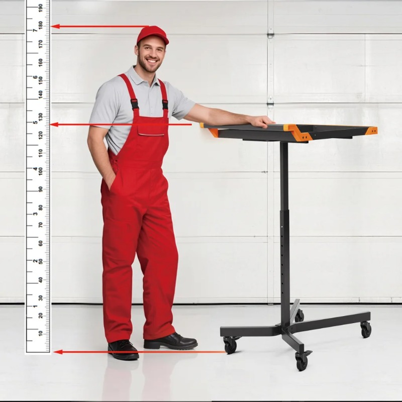 Adjustable Height Mobile Work  - Workshop Garage Tools Manufacturer recension och pris